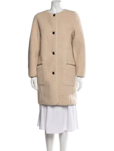 Pre-owned Cos Coat In Neutrals