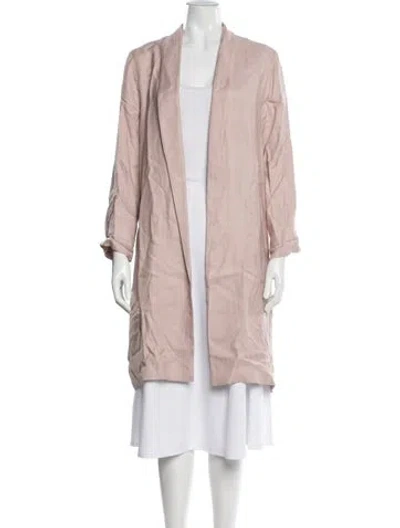 Pre-owned Cos Coat In Pink