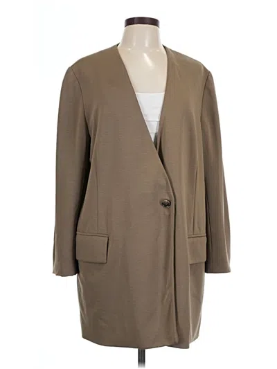 Pre-owned Cos Coat In Tan
