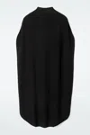 Cos Cocooning Wool Dress In Black