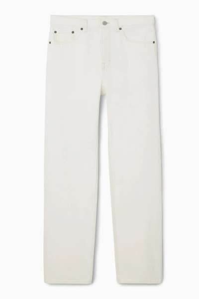 Cos Column Jeans - Straight In White
