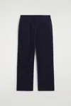 Cos Pantalon Droit En Velours Côtelé In Blue