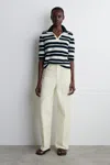 Cos Cotton-canvas Straight-leg Trousers