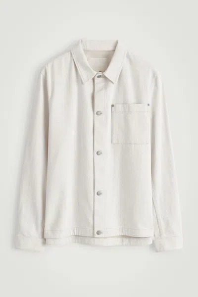 Cos Cotton-linen Denim Overshirt