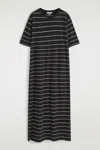 Cos Cotton-linen Maxi T-shirt Dress