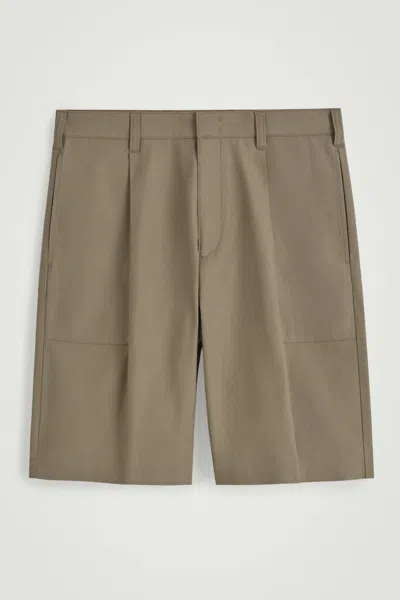 Cos Cotton-twill Chino Shorts