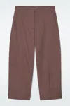 Cos Cotton-twill Chinos In Beige