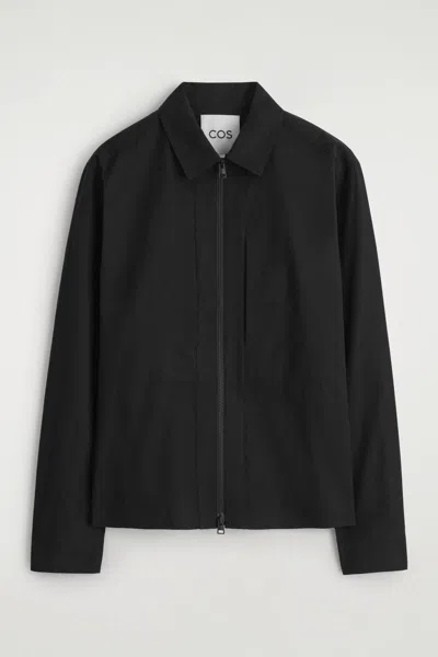 Cos Cotton Zipped Overshirt