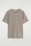 Cos Crew-neck Linen T-shirt