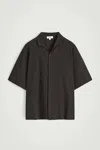 Cos Crinkled-cotton Shirt