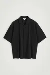 Cos Crinkled-cotton Shirt