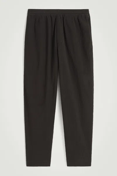 Cos Crinkled-cotton Trousers