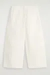 Cos Cotton Tapered Drawstring Trousers
