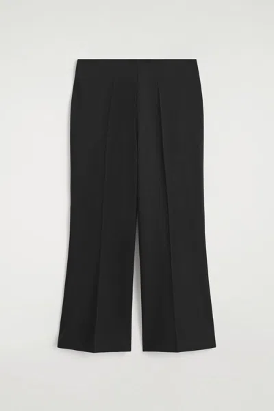 Cos Pantacourt Tailleur Évasé In Noir