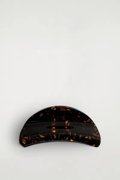 Cos Curved Claw Hair Clip In Brown