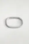 Cos Curved Rectangular Bangle In Silver