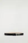 Cos D-buckle Leather Belt In Black