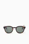 Cos D-frame Sunglasses In Brown