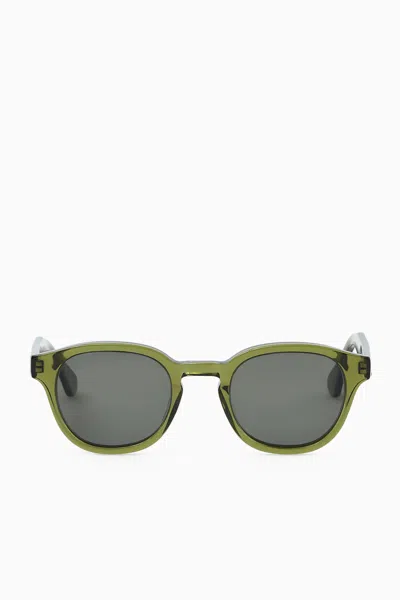 Cos D-frame Sunglasses In Green