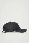 Cos Denim Baseball Cap In Blue