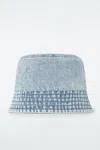 Cos Denim Bucket Hat In Blue