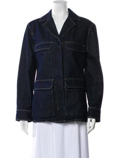 Pre-owned Cos Denim Jacket In Blue