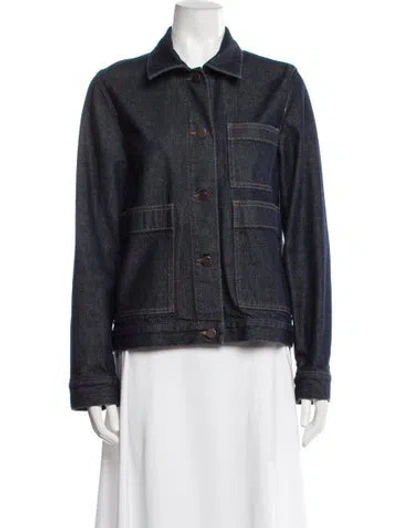 Pre-owned Cos Denim Jacket In Blue