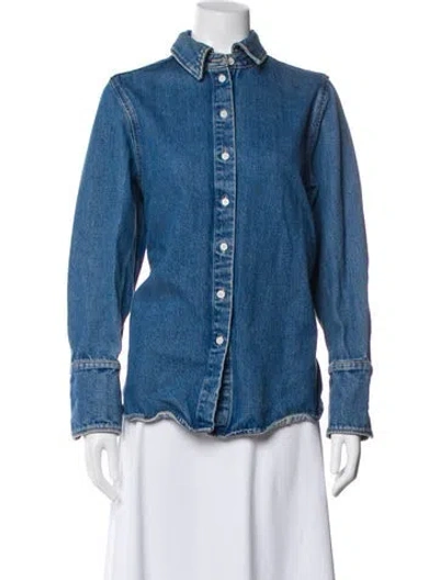 Pre-owned Cos Denim Jacket In Blue