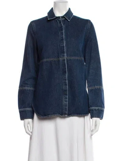 Pre-owned Cos Denim Jacket In Blue