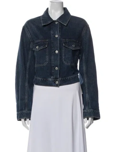 Pre-owned Cos Denim Jacket In Blue