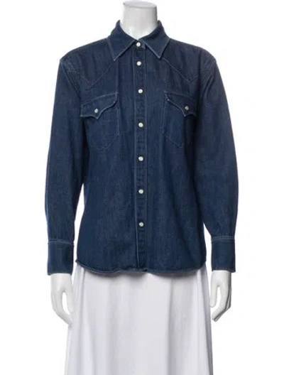 Pre-owned Cos Denim Jacket In Blue