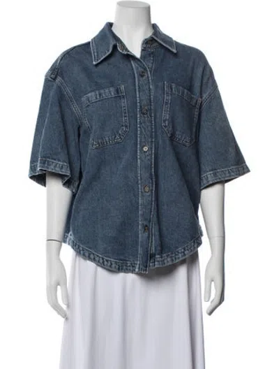 Pre-owned Cos Denim Jacket In Blue