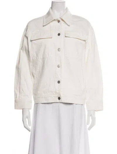 Pre-owned Cos Denim Jacket In Neutrals