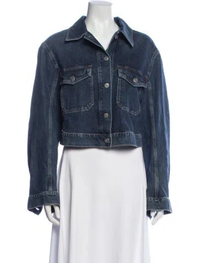 Pre-owned Cos Denim Jacket W/ Tags In Blue