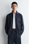 Cos Denim Shirt In Blue In Blue