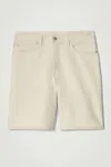 Cos Denim Shorts In White