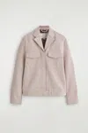 Cos Denim Utility Jacket In Sand