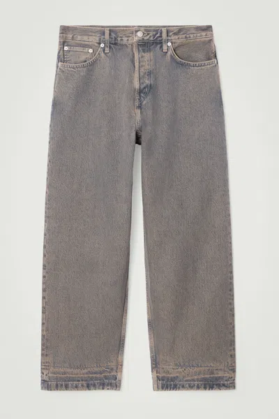 DOME STRAIGHT-LEG JEANS - BLACK