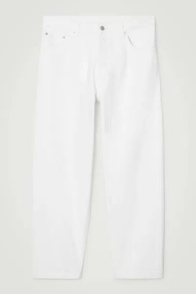 Cos Dome Straight-leg Jeans In White