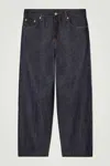 Cos Dome Raw Selvedge Straight-leg Jeans In Blue