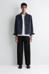 Cos Dome Straight-leg Jeans In Black