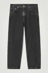 Cos Dome Straight-leg Jeans In Black