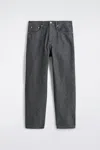 Cos Dome Straight-leg Jeans In Gray