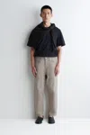 Cos Dome Straight-leg Jeans In Sand