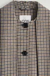 Cos Double-faced Wool Scarf Jacket In Multi