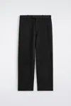 Cos Double-faced Wool Straight-leg Pants In White