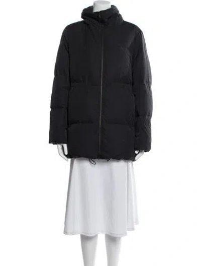 Pre-owned Cos Down Coat In Gray