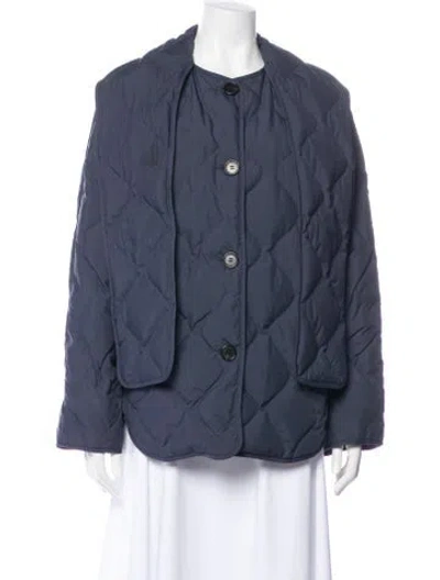 Pre-owned Cos Down Jacket In Blue