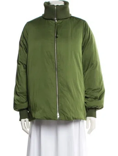 Pre-owned Cos Down Jacket In Green