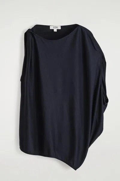 Cos Draped Knitted Top